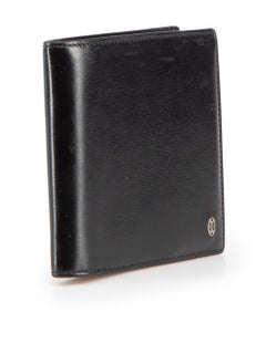 Cartier Black Leather Bifold Wallet