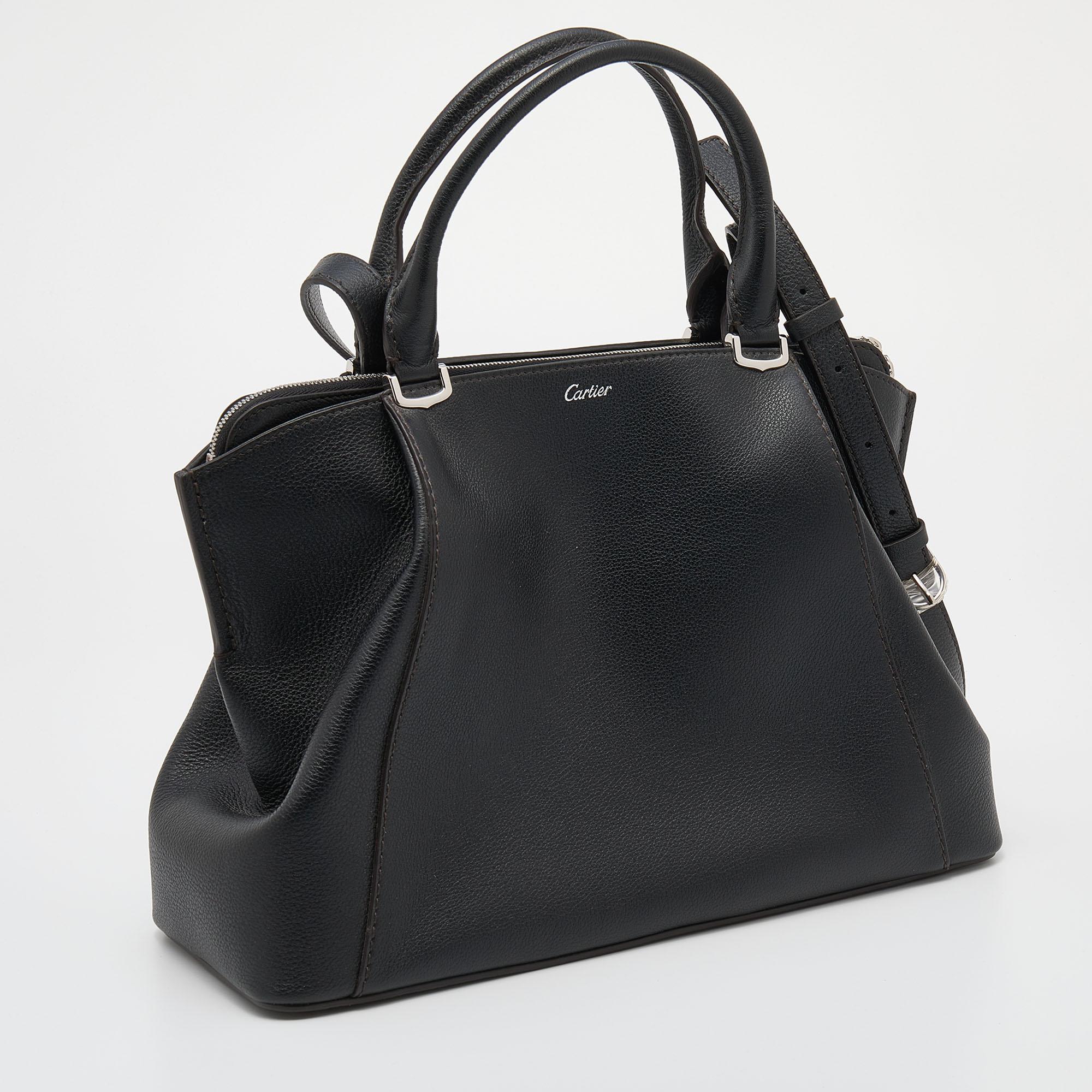 cartier black handbag