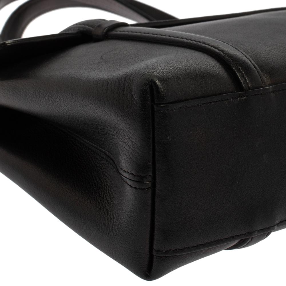 Cartier Black Leather Happy Birthday Cabochon Flap Bag 8