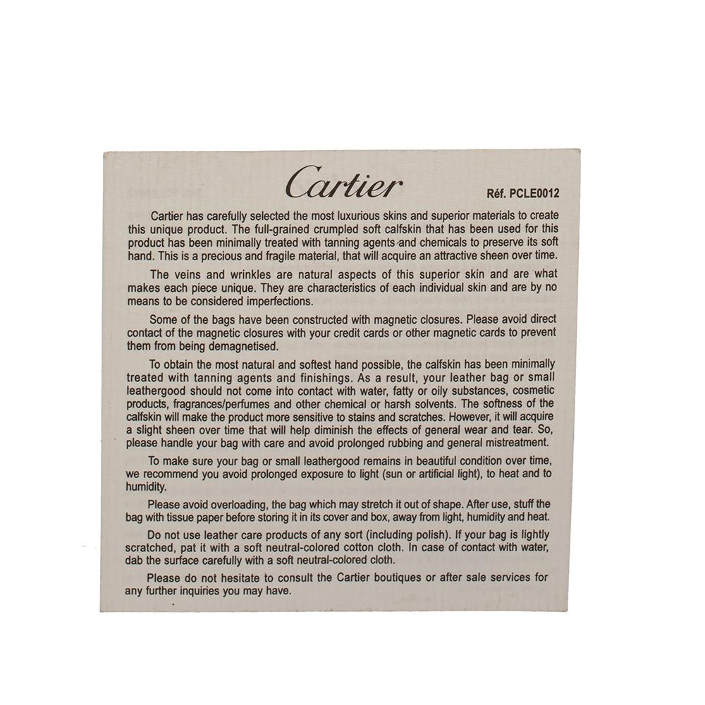 Cartier Black Leather Happy Birthday Cabochon Flap Bag 2