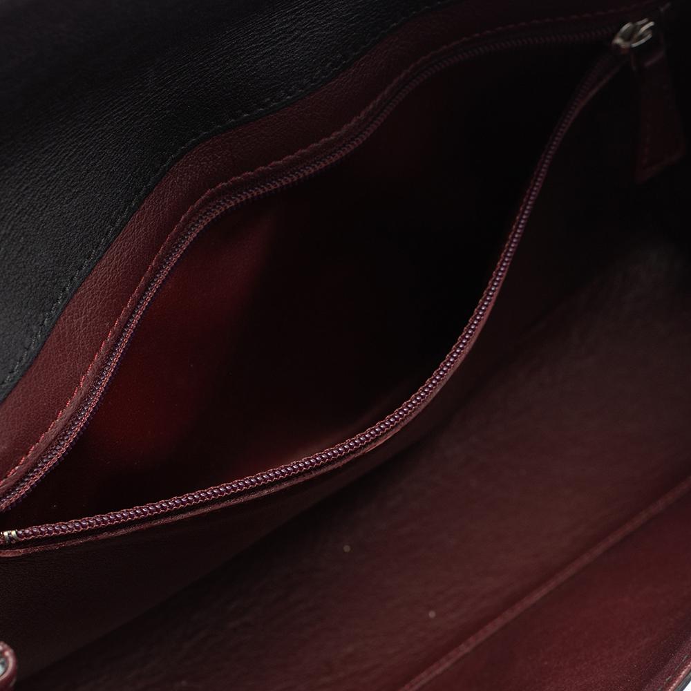 Cartier Black Leather Happy Birthday Cabochon Flap Bag 3