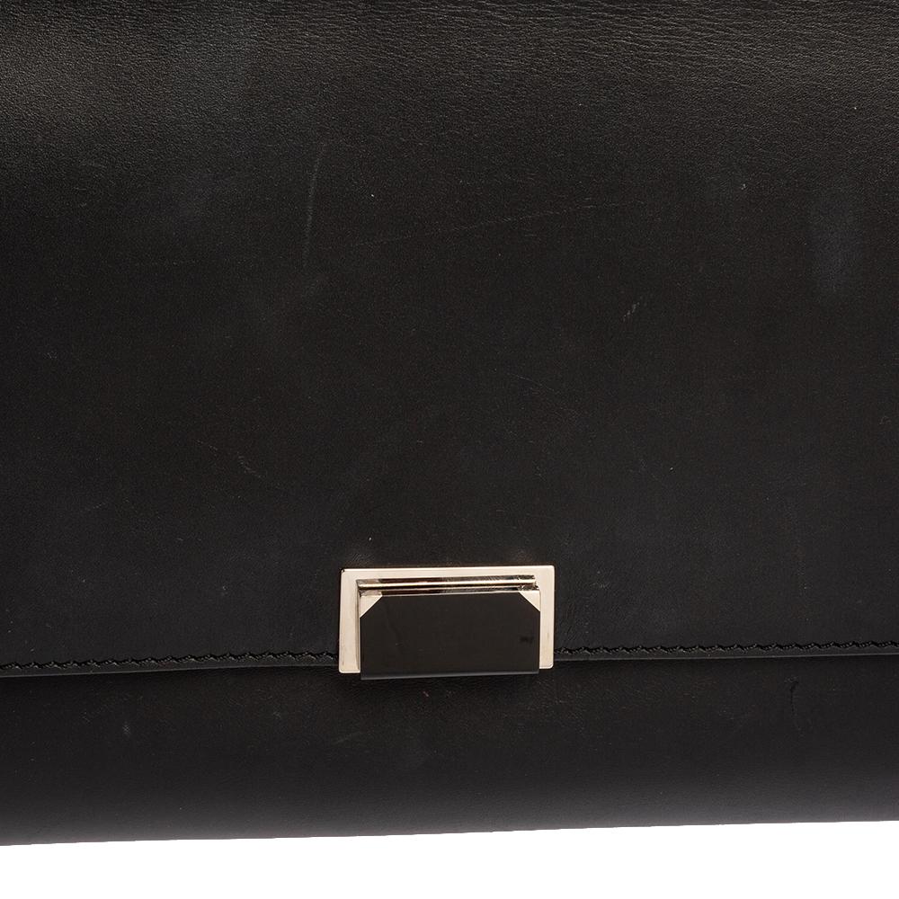 Cartier Black Leather Jeanne Toussaint Top Handle Bag 5