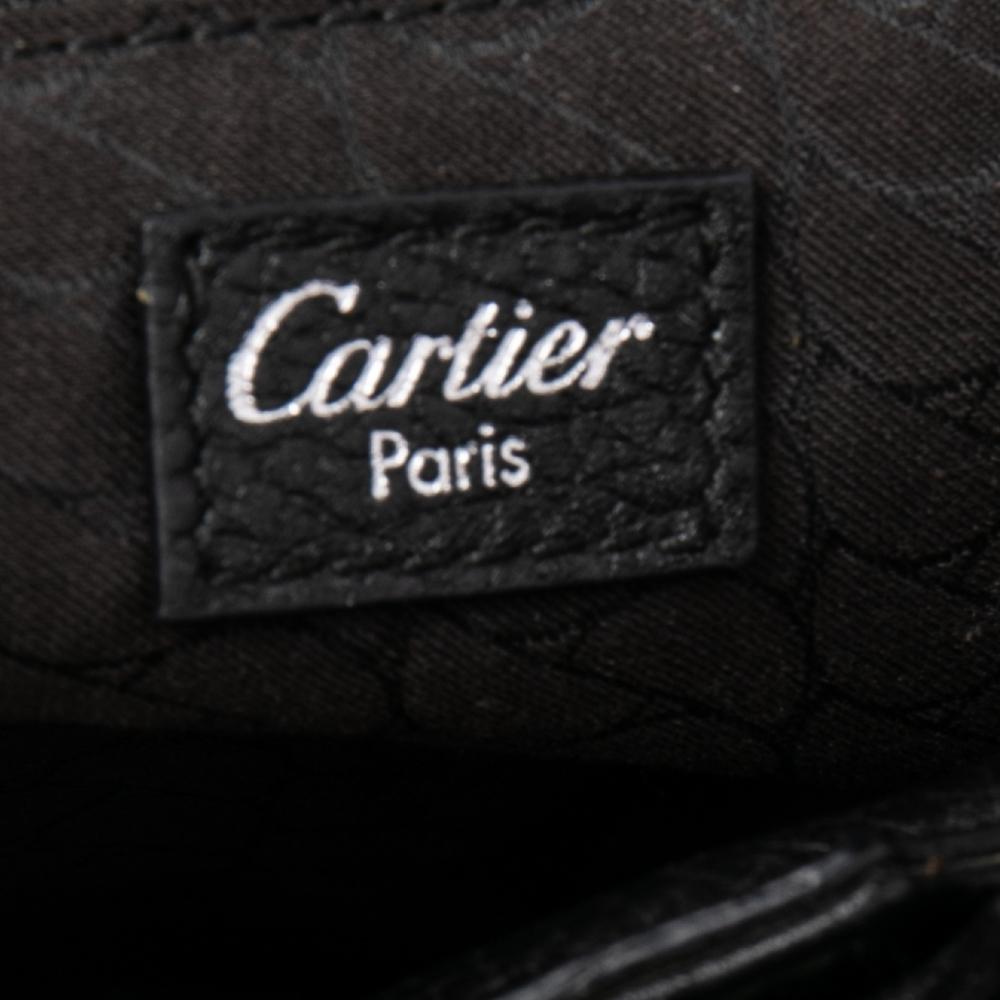 Cartier Black Leather La Dona Shoulder Bag 6