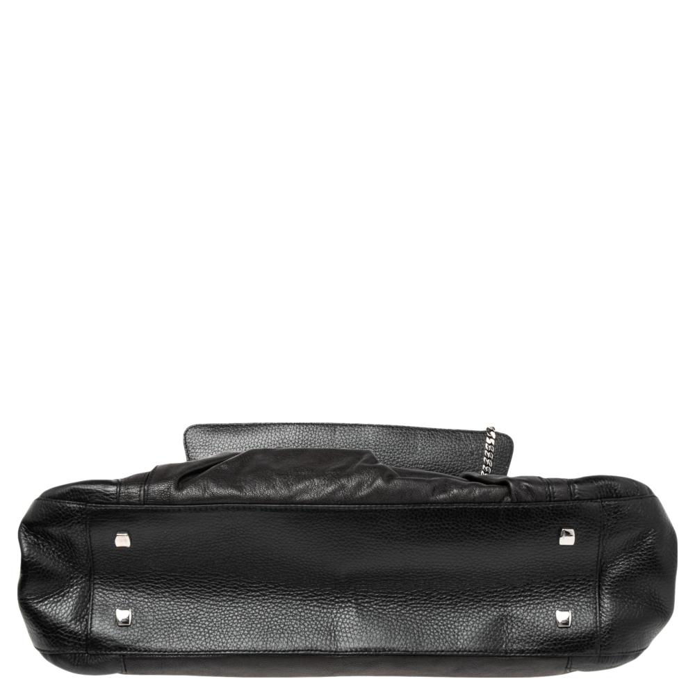 Cartier Black Leather La Dona Shoulder Bag 4