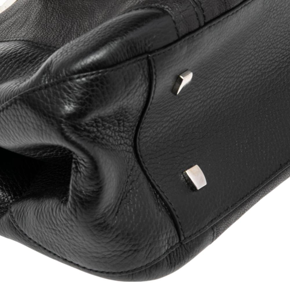 Cartier Black Leather La Dona Shoulder Bag 5