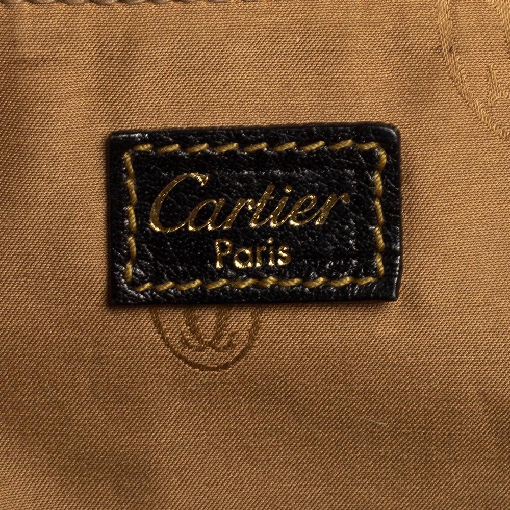 Cartier Black Leather Large Marcello de Cartier Bag 6