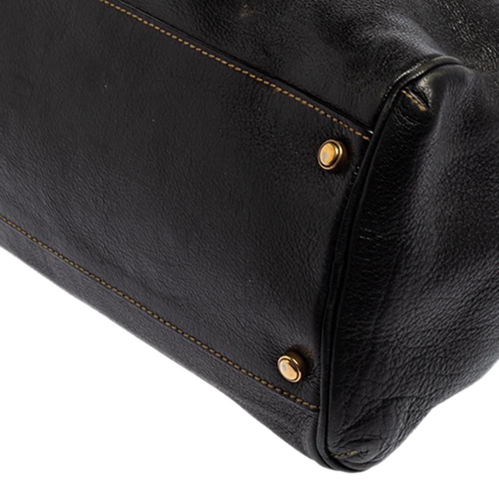 Cartier Black Leather Large Marcello de Cartier Bag 3