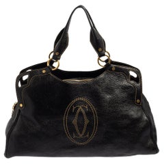 Cartier Black Leather Large Marcello de Cartier Bag