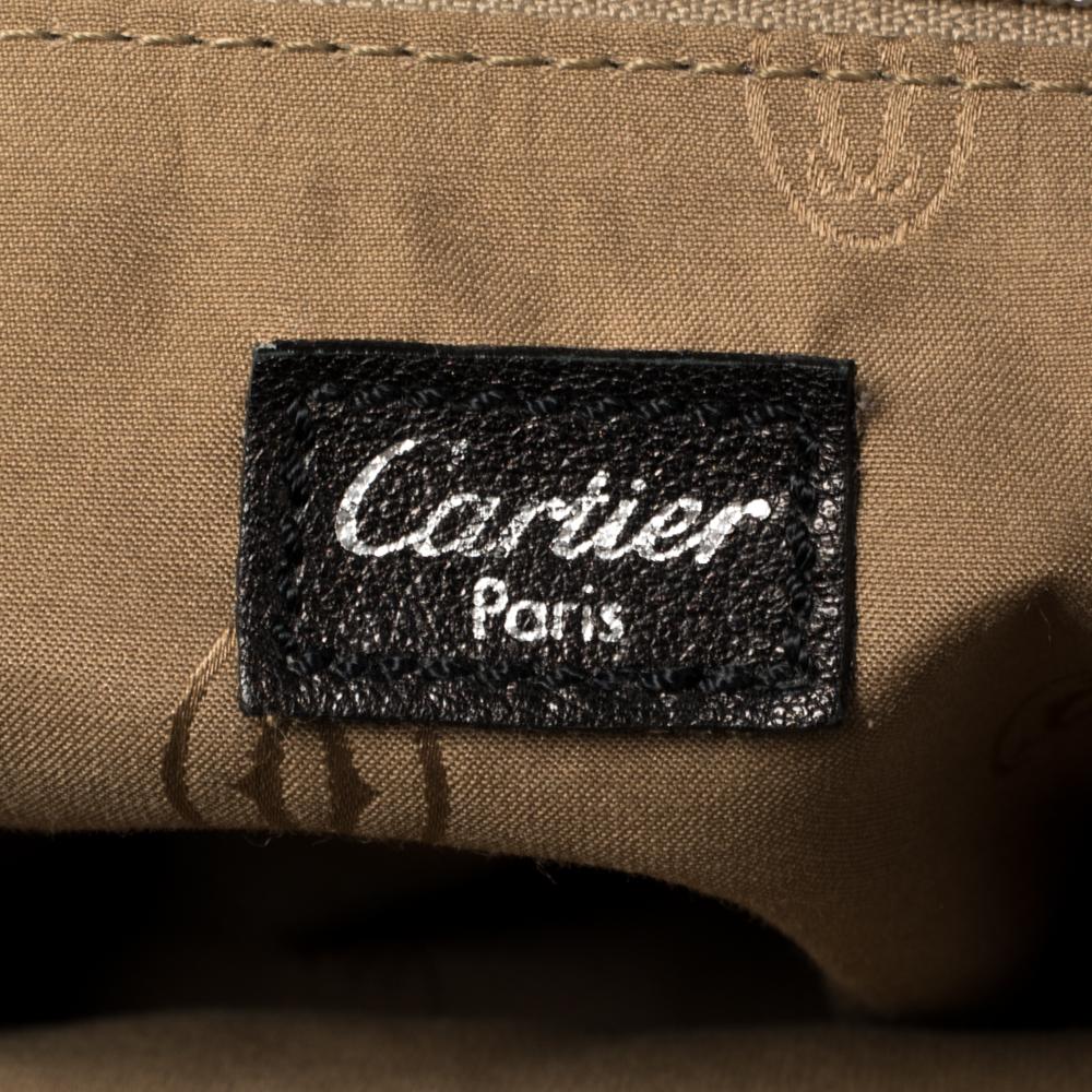 Cartier Black Leather Marcello De Cartier Bag 4