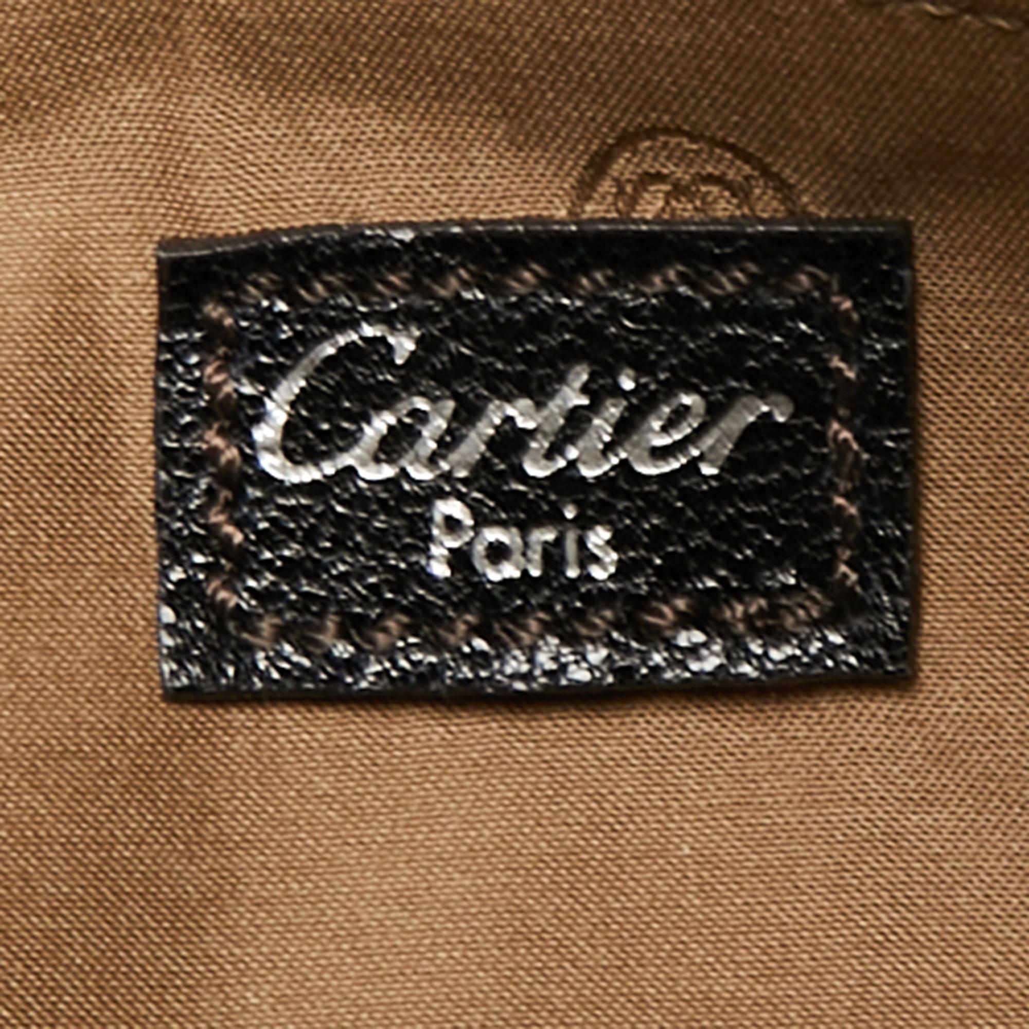 Women's Cartier Black Leather Marcello de Cartier Bag