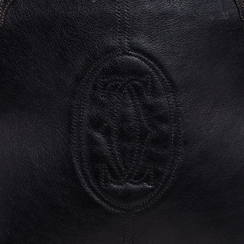 Cartier Black Leather Marcello de Cartier Satchel 7