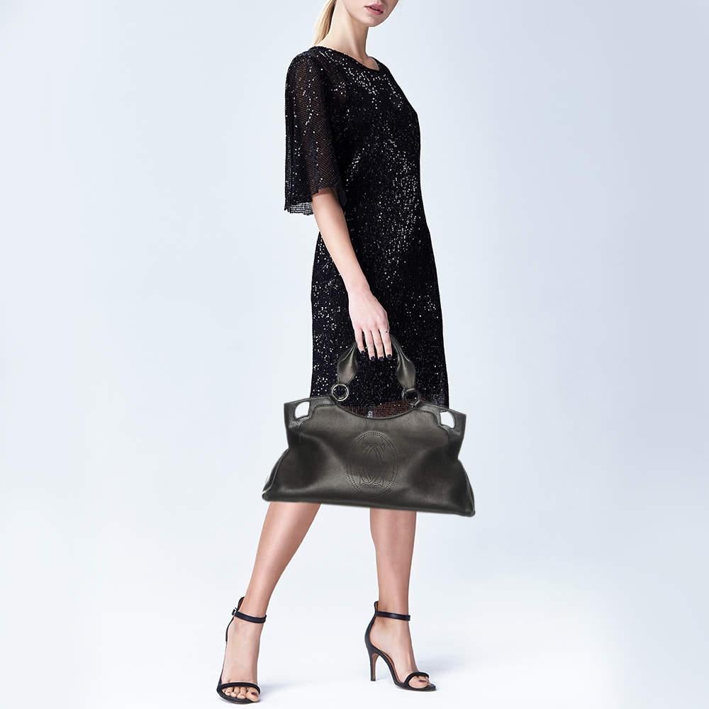 This satchel is rendered in the finest quality materials into an elegant design. Versatile and functional it is well sized for your daily use.