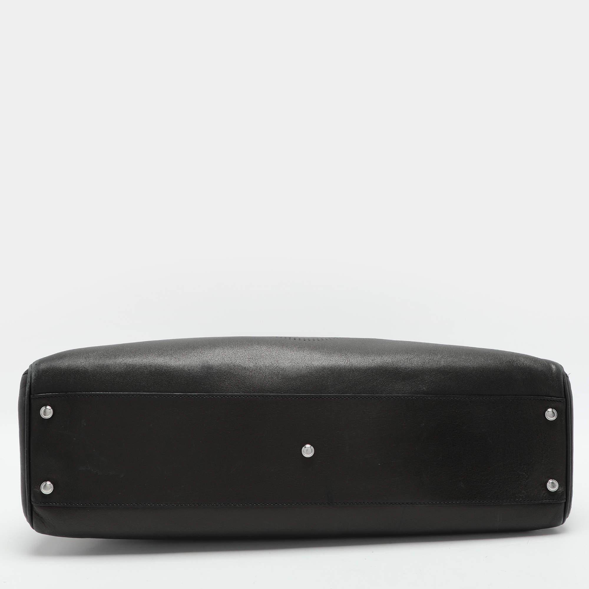 Cartier Black Leather Marcello de Cartier Satchel 2