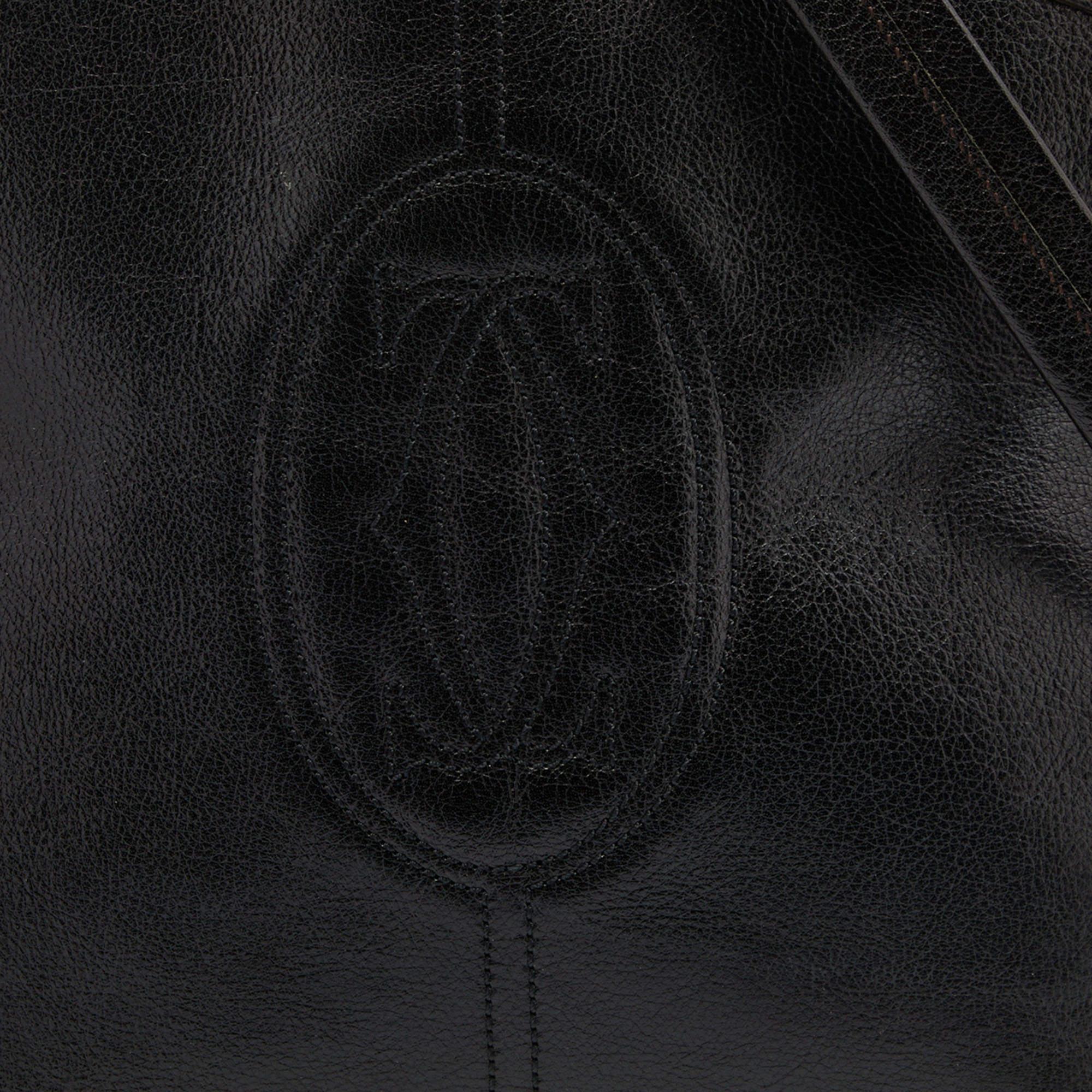 Cartier Black Leather Marcello de Cartier Top Handle Bag 6