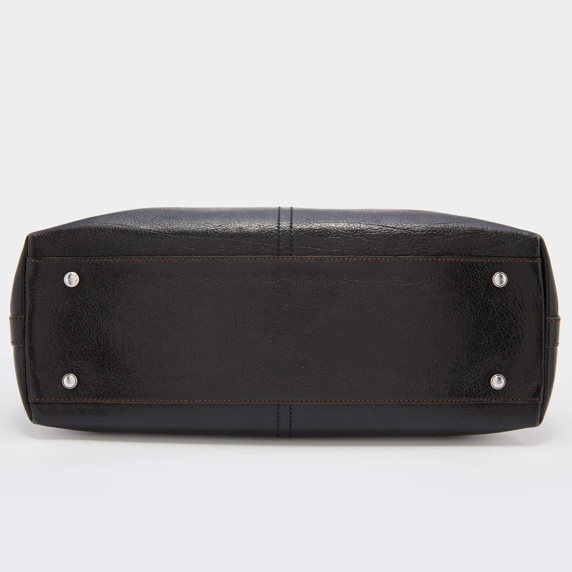 Cartier Black Leather Marcello de Cartier Top Handle Bag 1