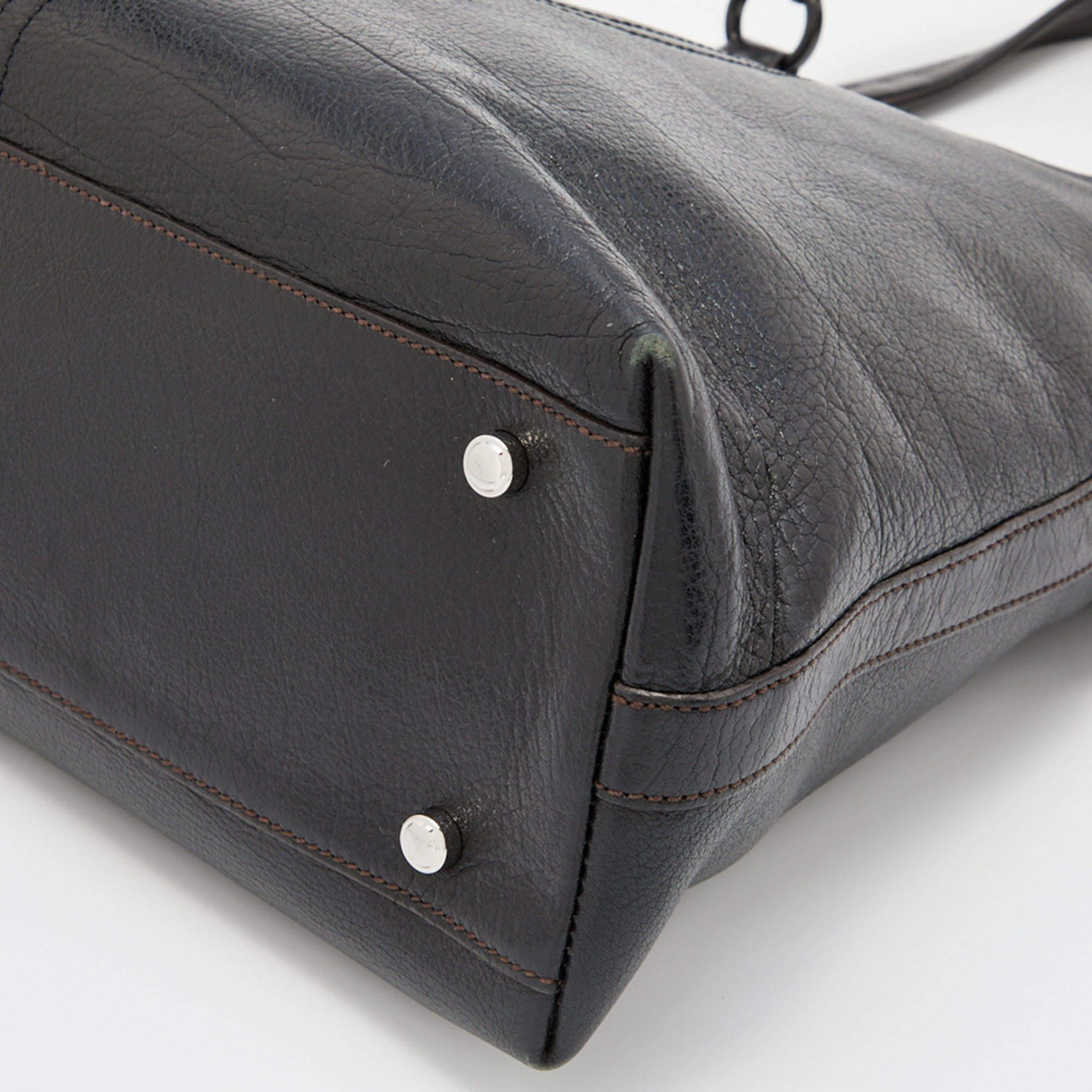 Cartier Black Leather Marcello de Cartier Top Handle Bag 3