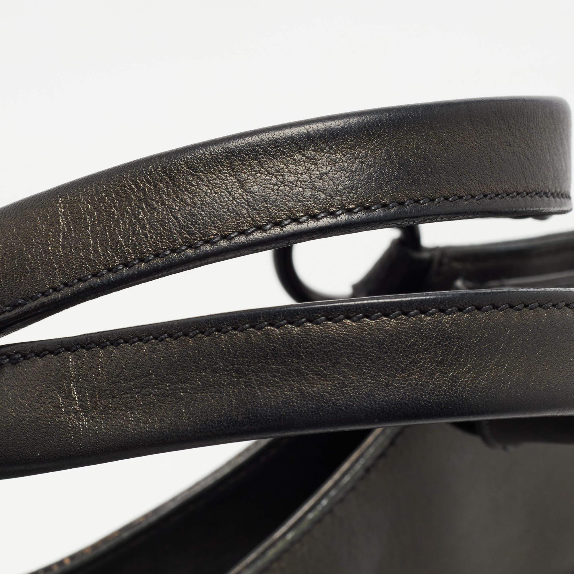Cartier Black Leather Medium Marcello De Cartier Bag 6