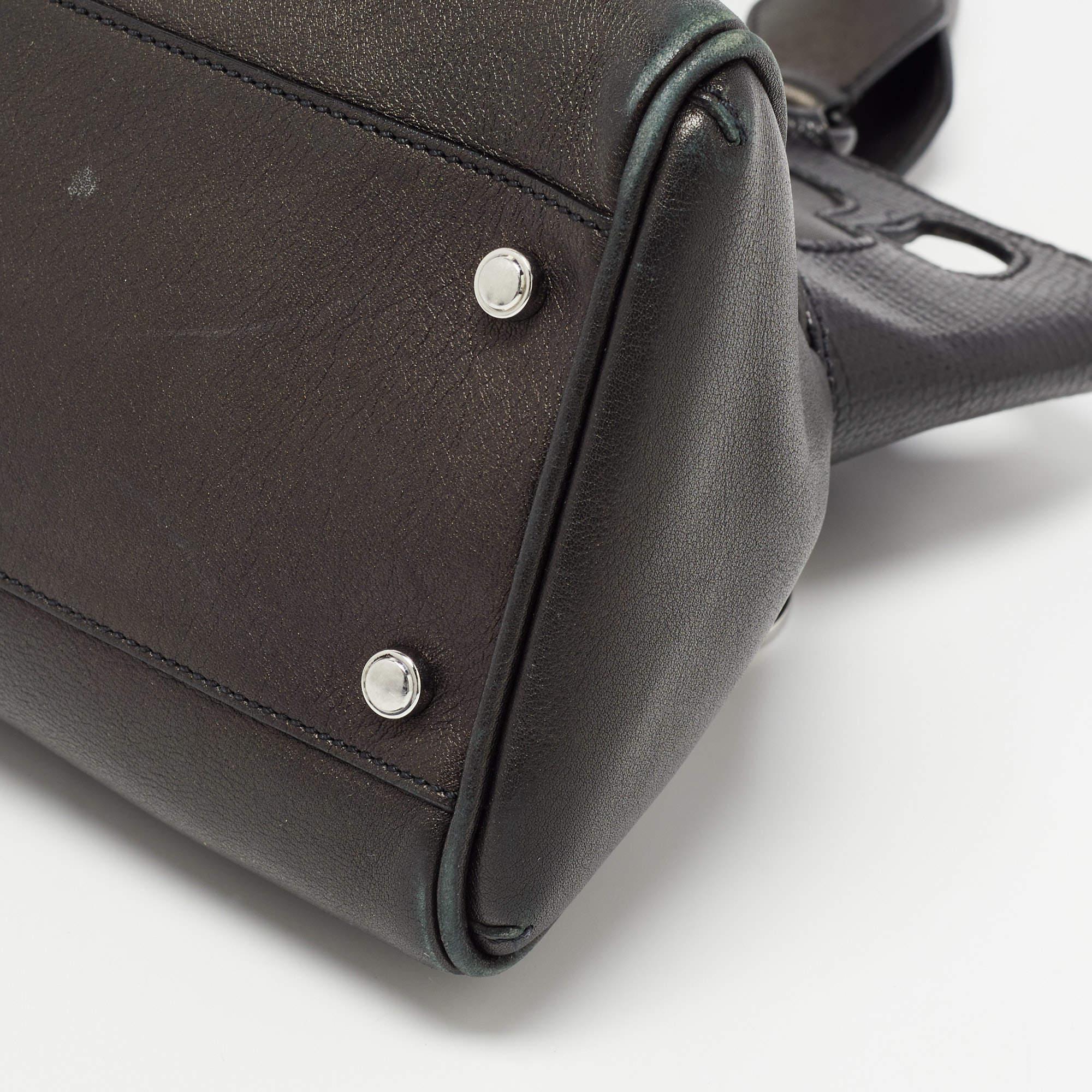 Cartier Black Leather Medium Marcello De Cartier Bag 8