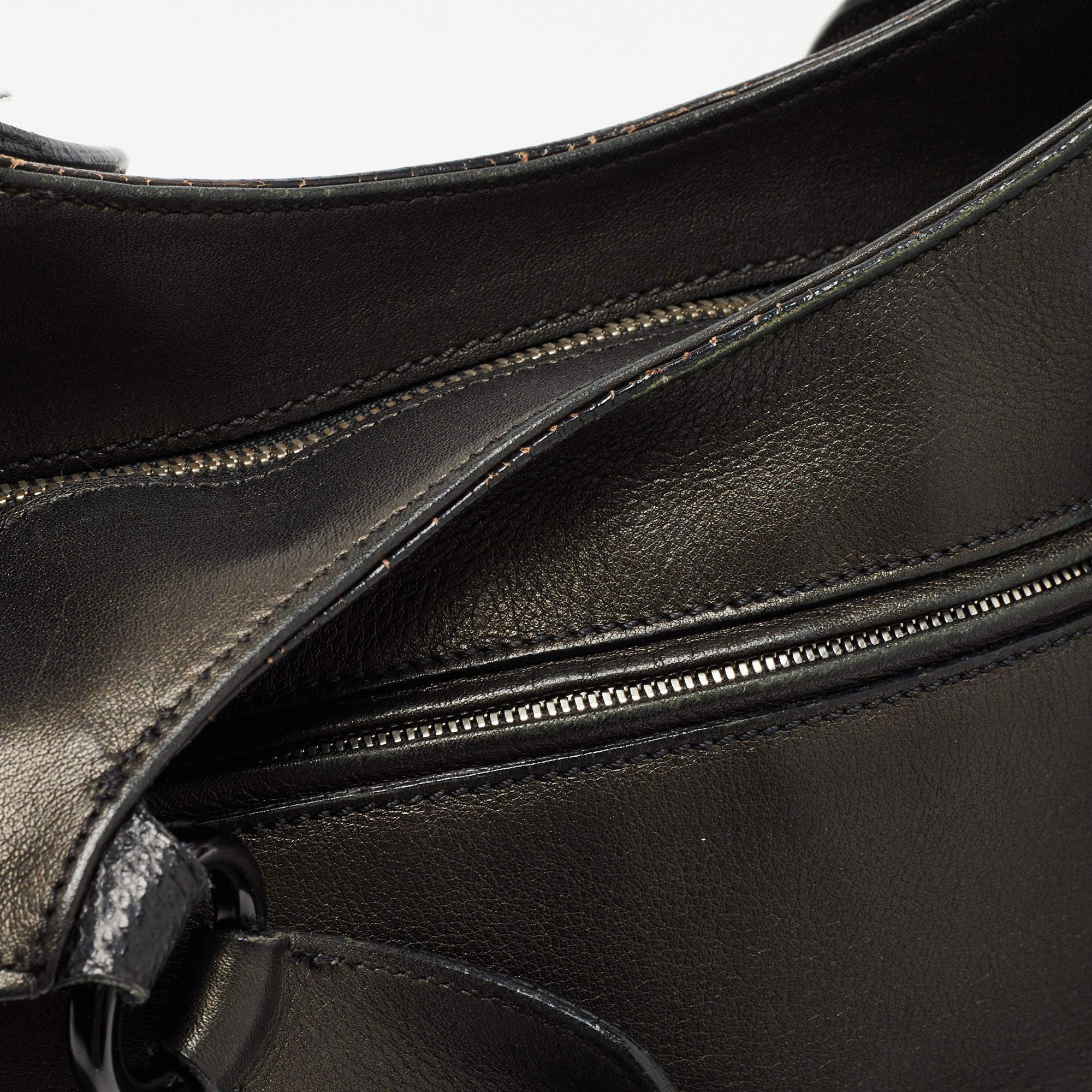 Cartier Black Leather Medium Marcello De Cartier Bag 10