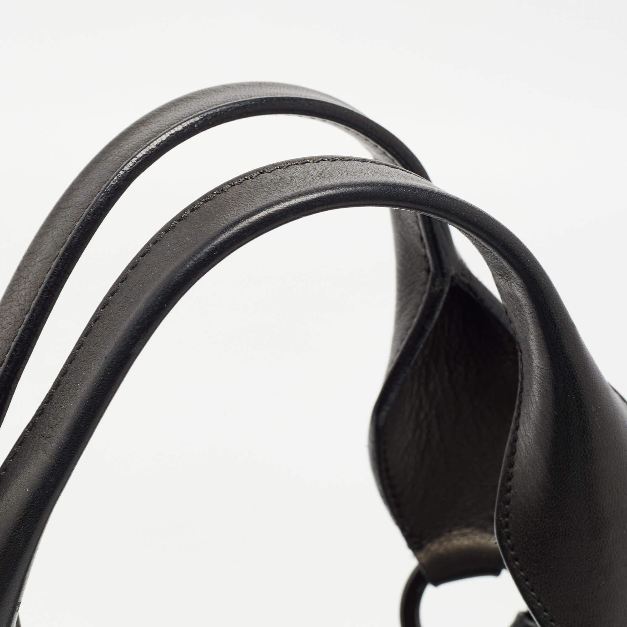 Cartier Black Leather Medium Marcello De Cartier Bag 1
