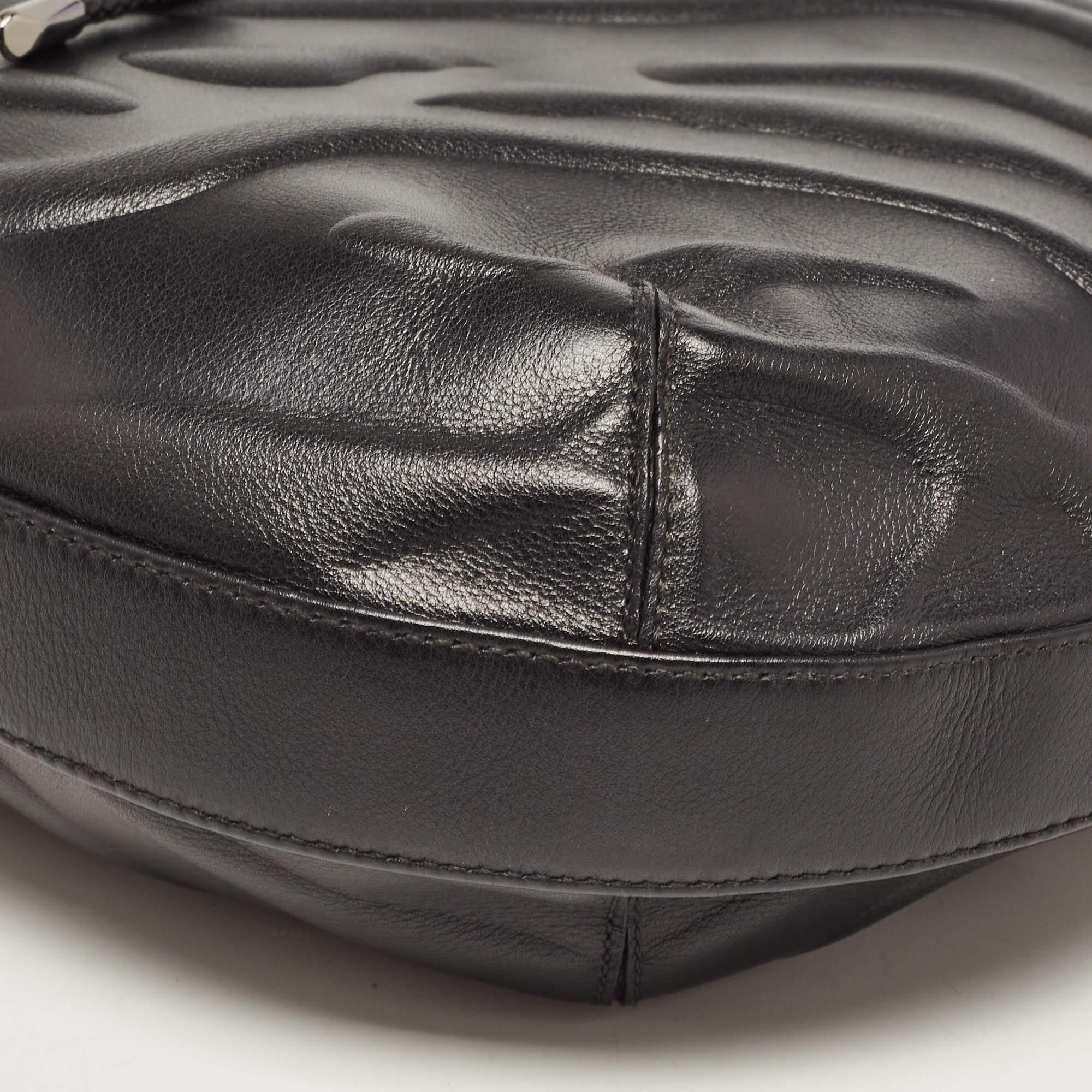 Cartier Black Leather Medium Panthere de Cartier Bag For Sale 7