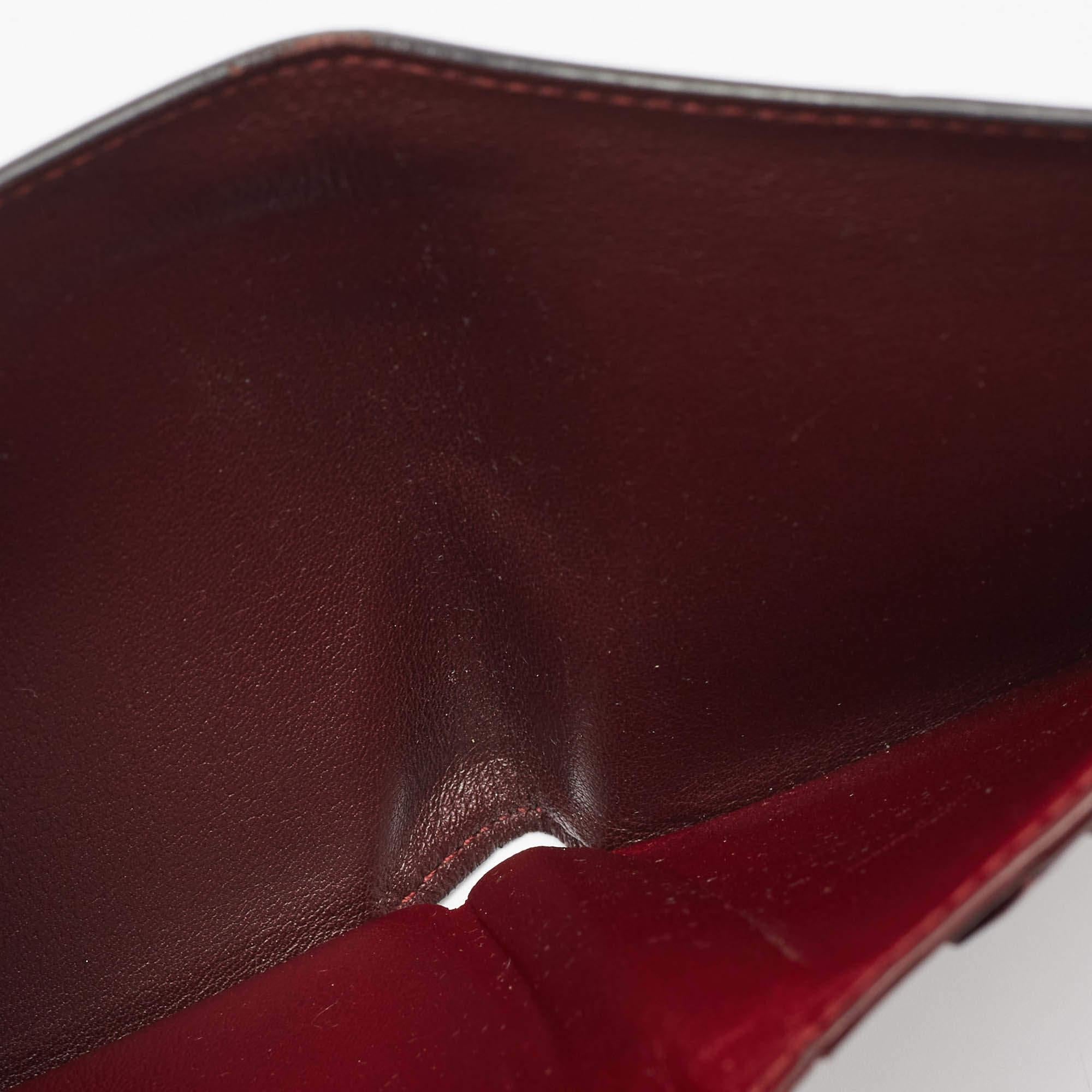 Cartier Black Leather Must de Cartier Bifold Wallet In Good Condition In Dubai, Al Qouz 2