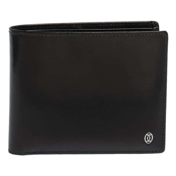 Cartier Black Leather Must De Cartier Bifold Wallet at 1stDibs ...