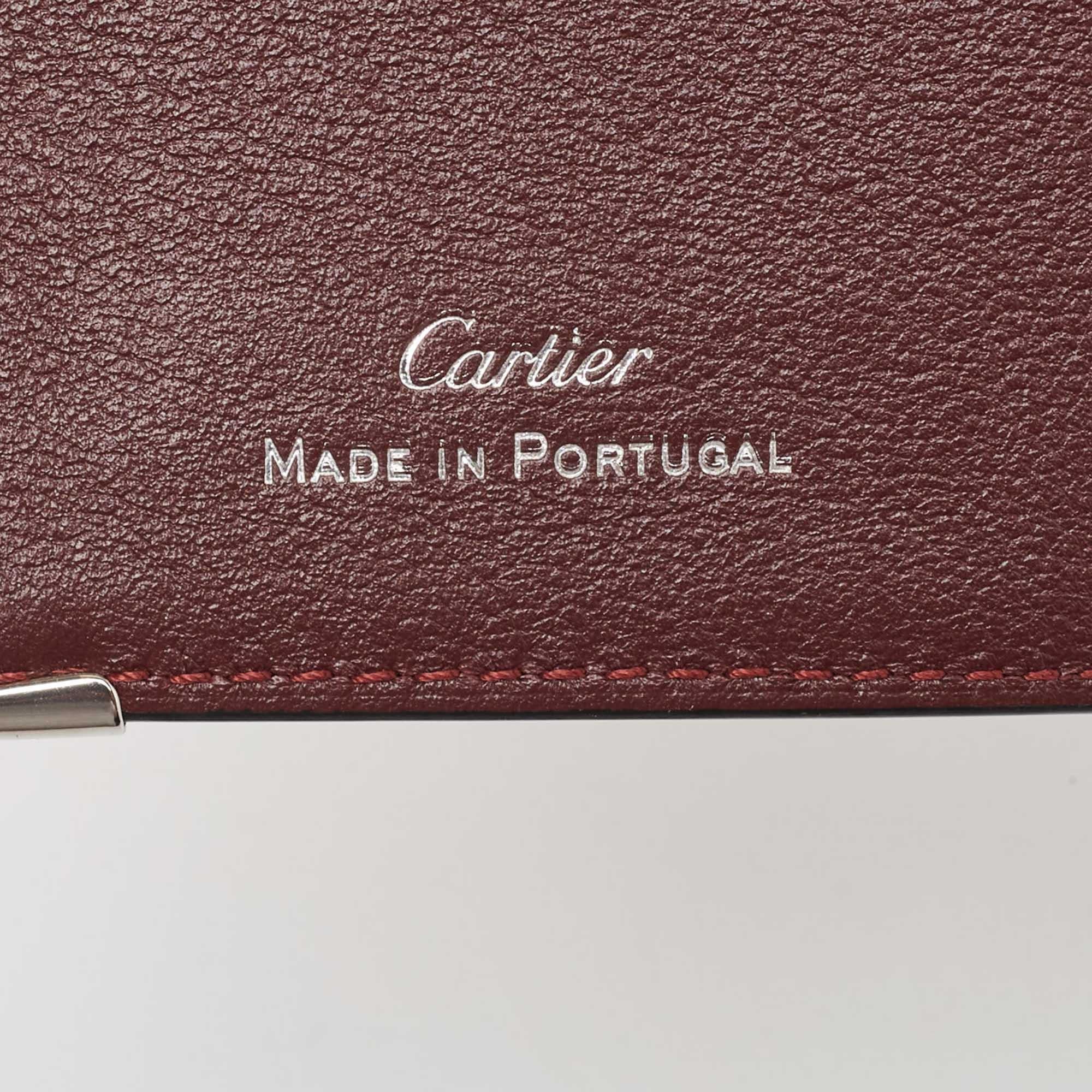 Men's Cartier Black Leather Must De Cartier Card Holder