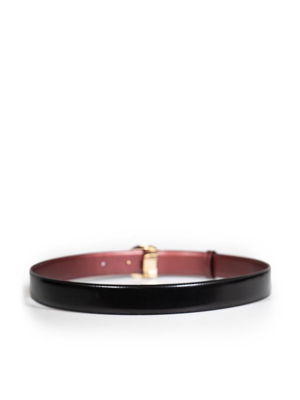 Cartier Black Leather Panthère de Cartier Belt In Good Condition In London, GB