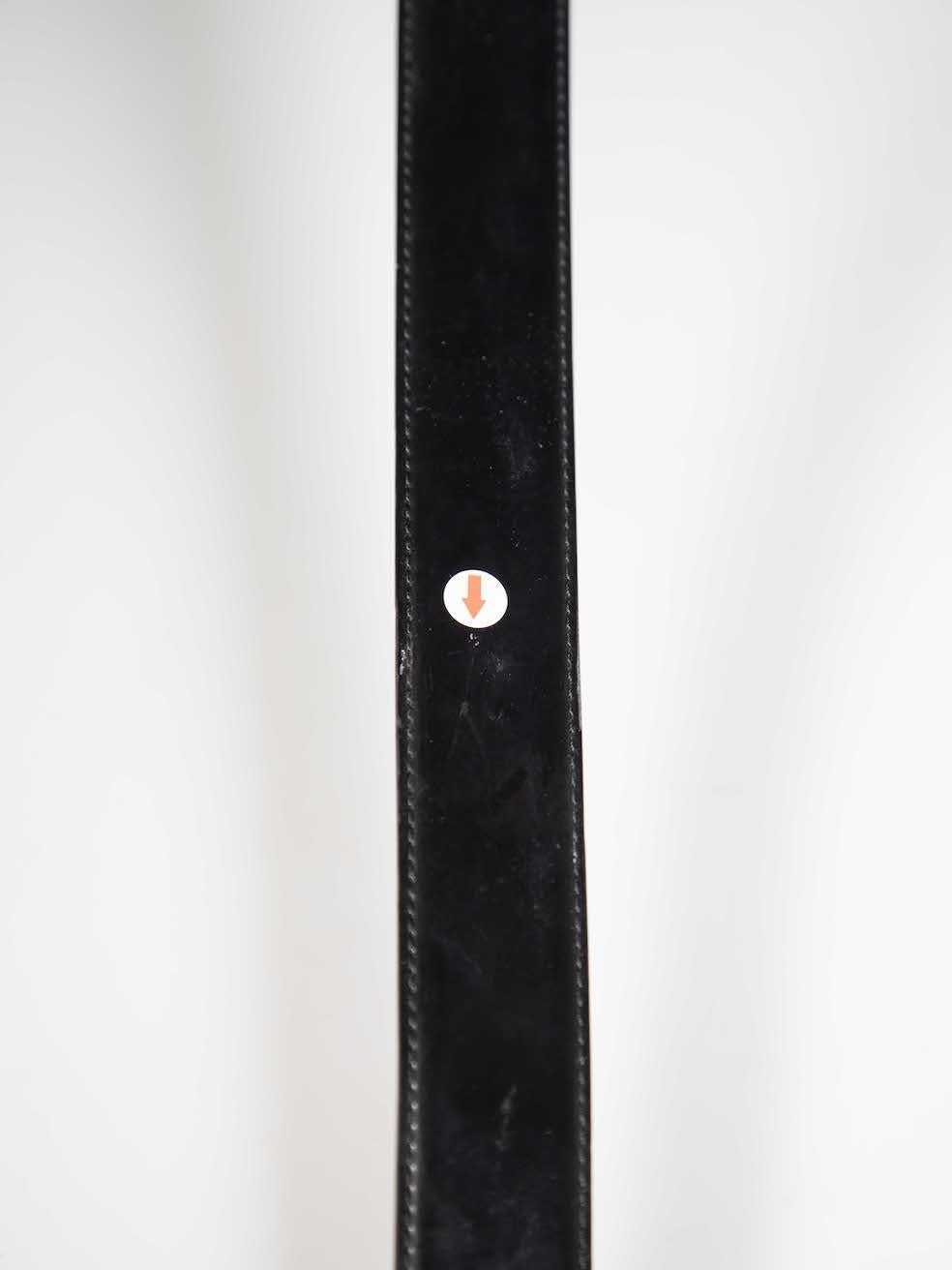 Cartier Black Leather Panthère de Cartier Belt 4