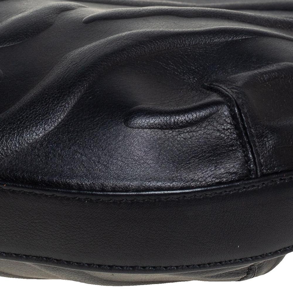 Cartier Black Leather Panthere Hobo 3