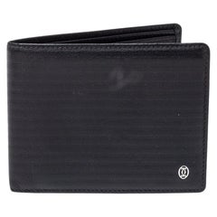 Cartier Black Leather Pasha Bifold Wallet