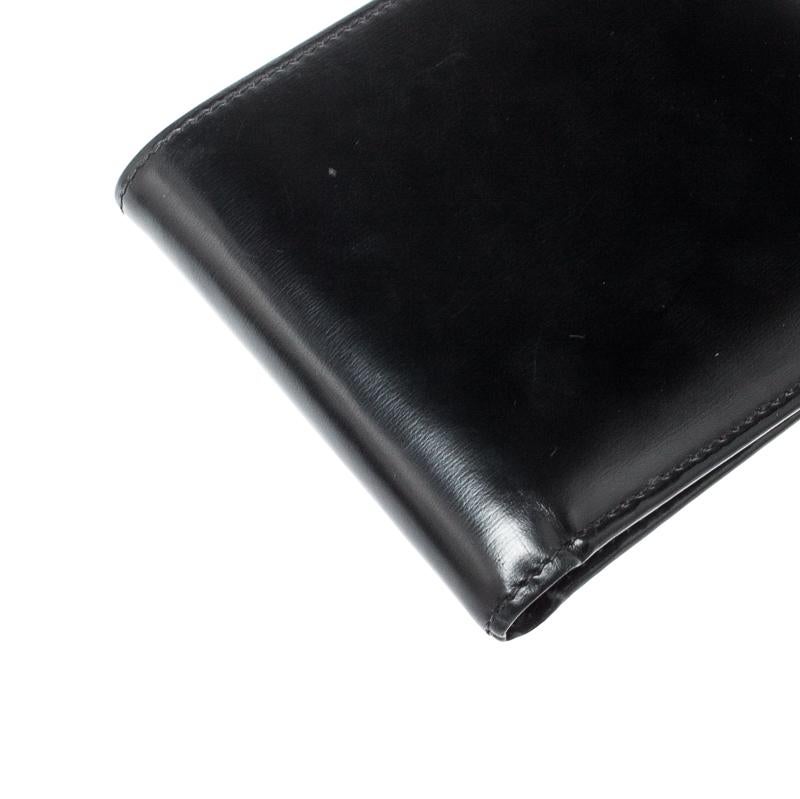 Cartier Black Leather Pasha De Bifold Wallet 2