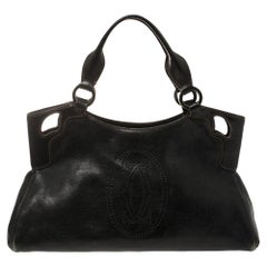 Cartier Black Leather Small Marcello De Cartier Bag