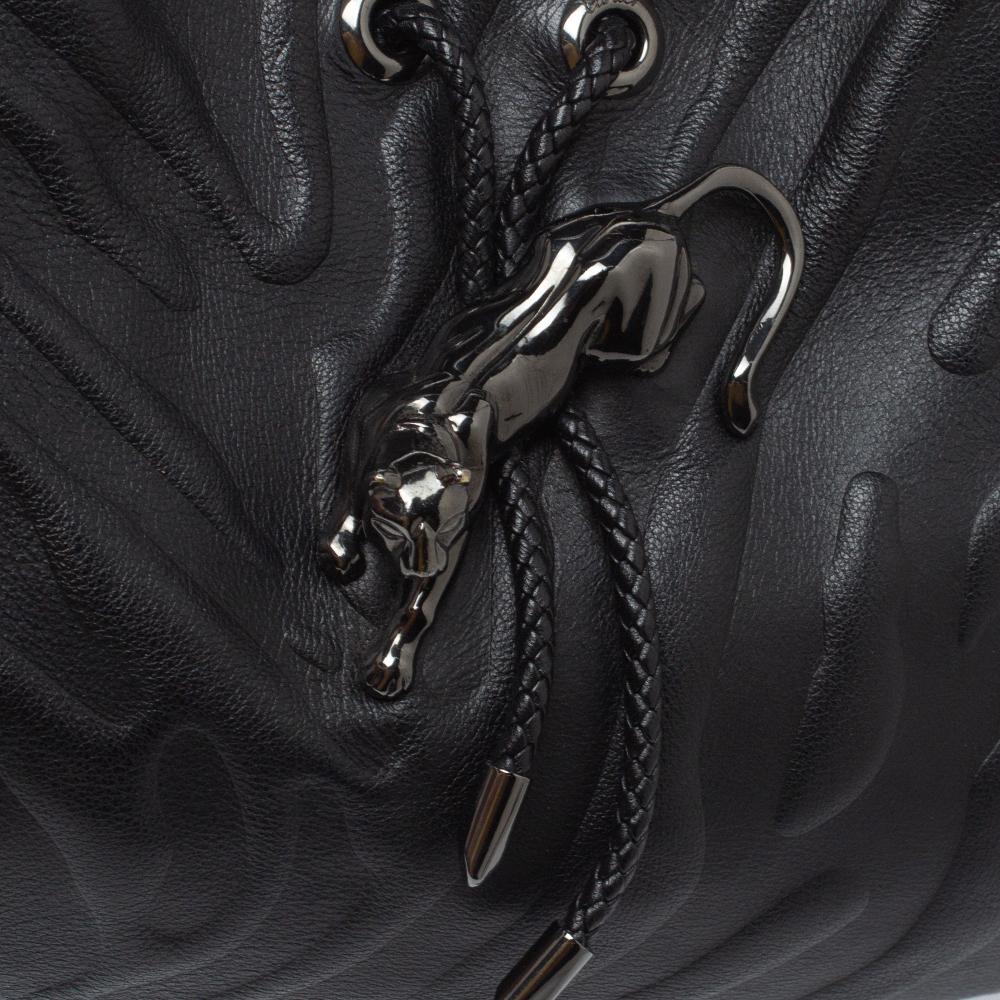 Cartier Black Leather Small Panthere de Cartier Bag 1