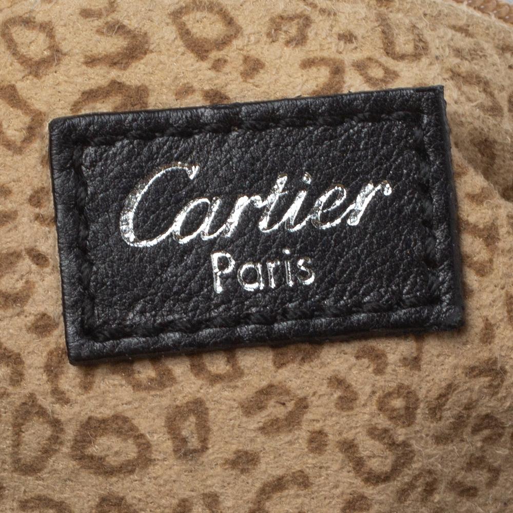 Cartier Black Leather Small Panthere de Cartier Bag 2
