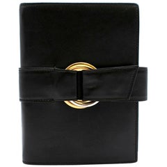 Cartier Black Leather Wrap Agenda