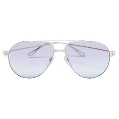 Cartier Santos de Cartier Aviator-Sonnenbrille in Blau CT0298S