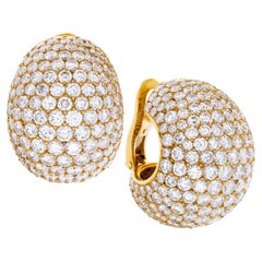 Cartier "Bombee" 18k Yellow Gold Earrings