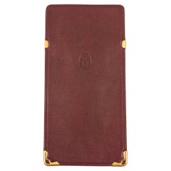 Cartier Custodia in pelle Bordeaux
