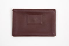 Cartier Bordeaux leather Clutch