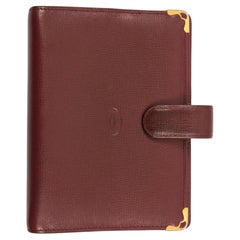 Cartier Copertina in pelle Bordeaux
