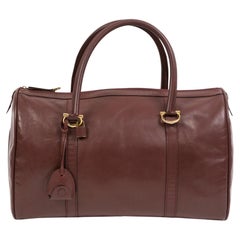 Cartier grand sac de la semaine en cuir bordeaux