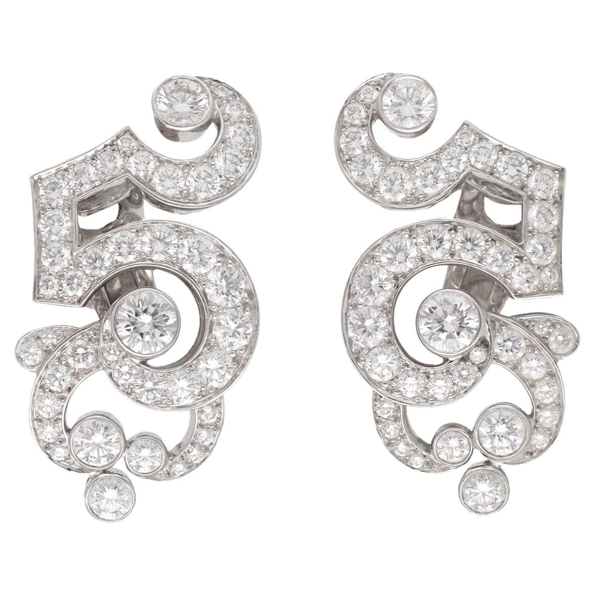 CARTIER Boudoir Diamond Earrings
