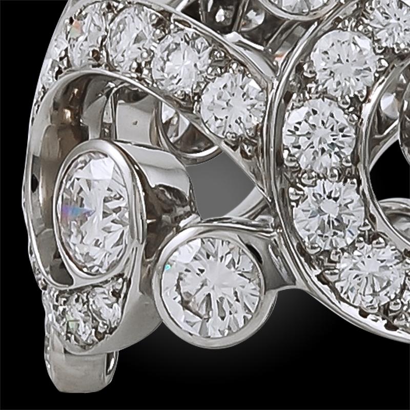 Moderne Cartier, bague d'éternité Boudoir en diamants en vente