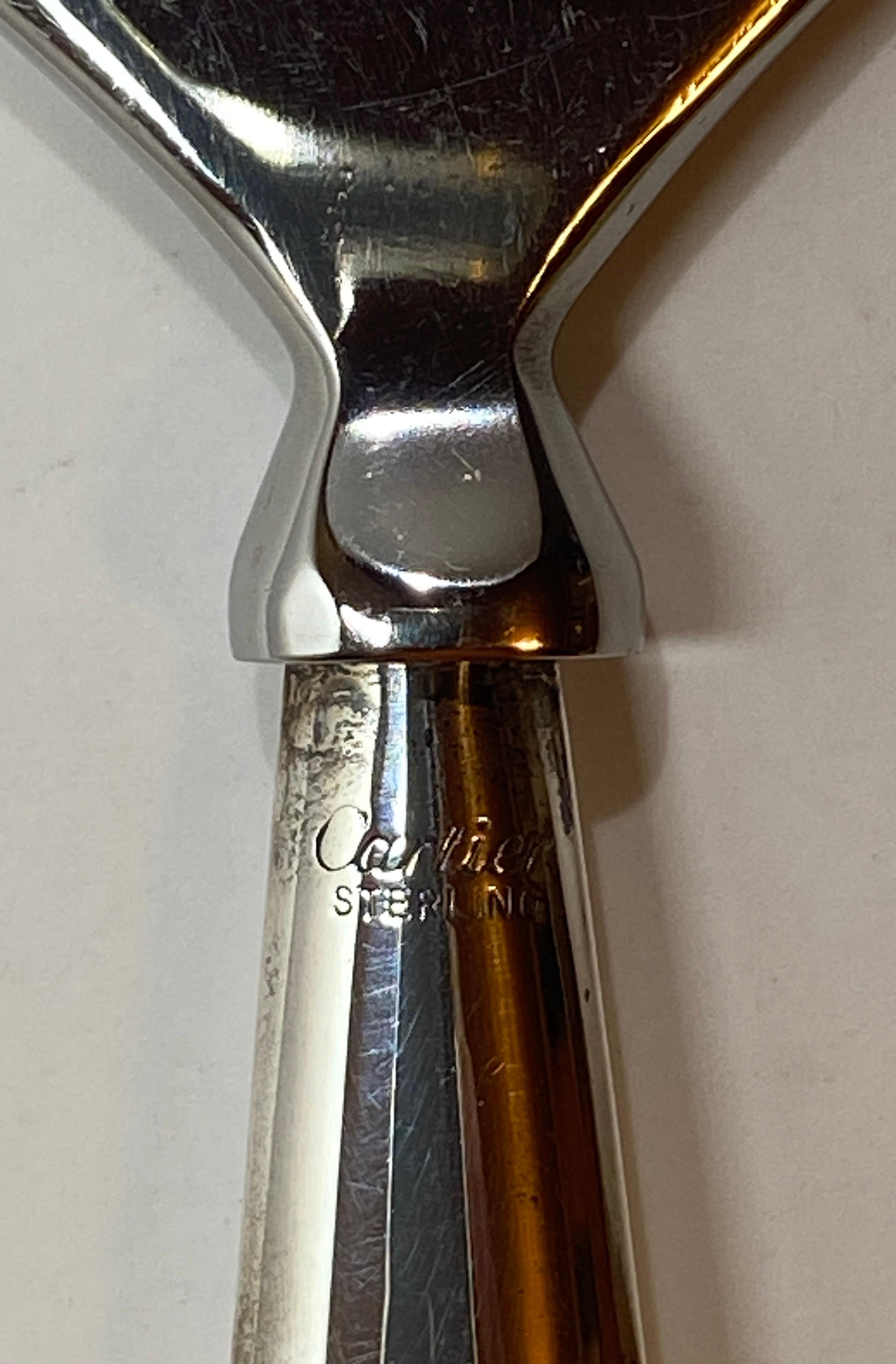 Cartier Boxed Sterling Silver Set of Perrier Bottle Caps and Bottle Opener 9