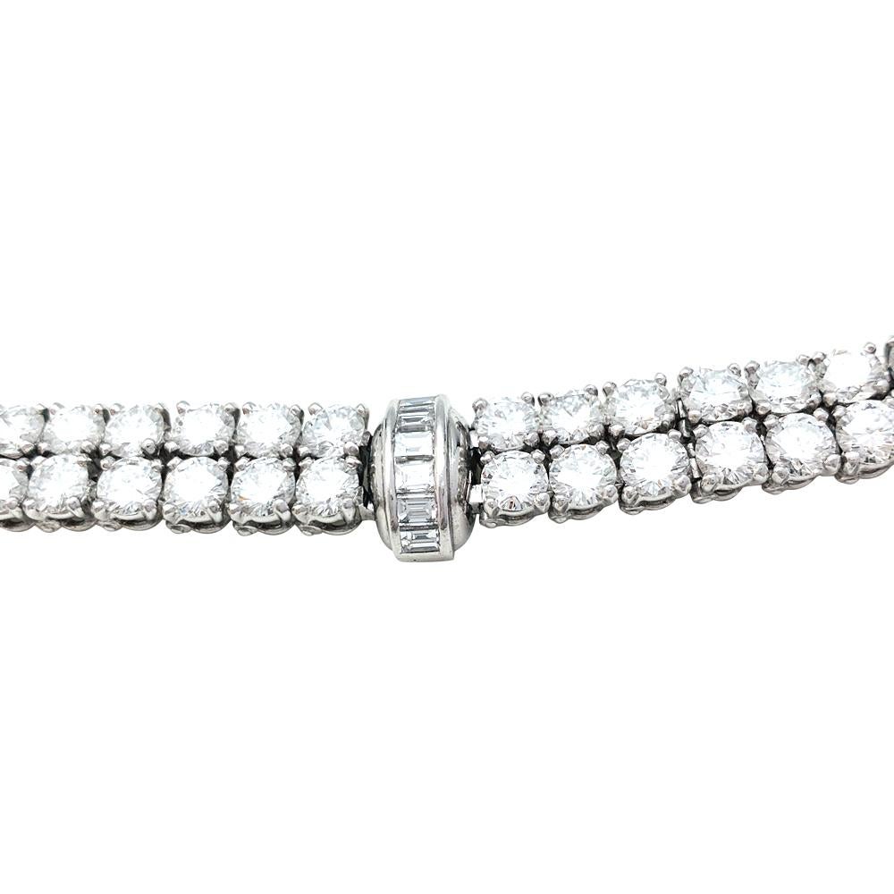 Cartier Bracelet Set with Diamonds on platinum. In Excellent Condition In Paris, IDF