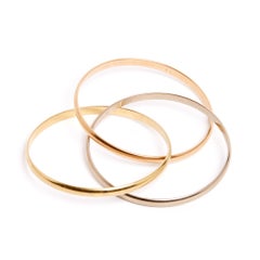 Cartier Bracelet Trinity modele Classique 3 Or 62 Classic Model Trinity Bracelet
