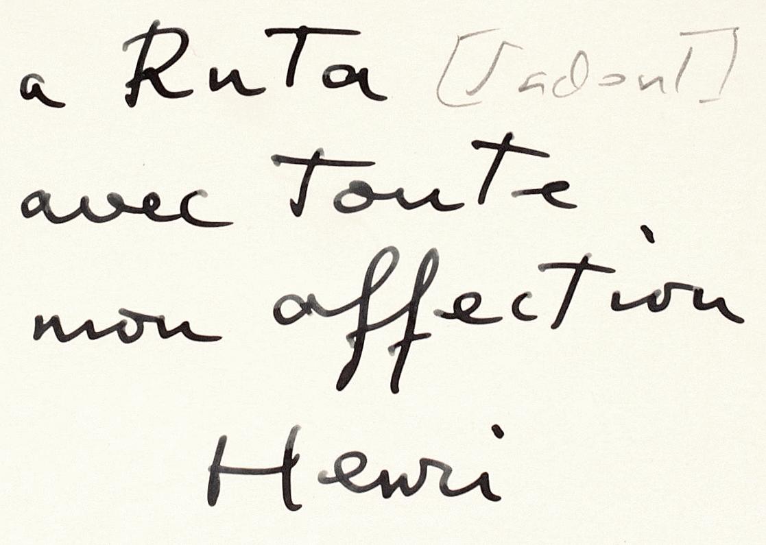 Late 20th Century Cartier-Bresson, Henri. Dessins 1973 - 1981, First Edition, Presentation Copy For Sale