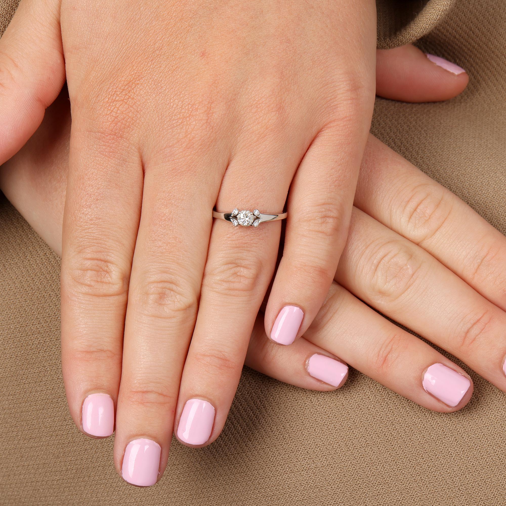 Cartier Brillantschliff 0,32ct Solitär Diamant Platin Ballerine Ring im Angebot 1
